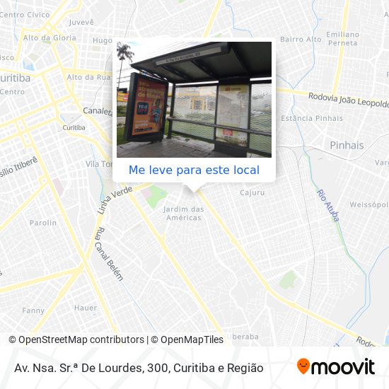 Av. Nsa. Sr.ª De Lourdes, 300 mapa