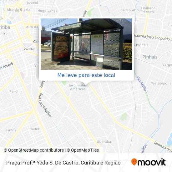 Praça Prof.ª Yeda S. De Castro mapa