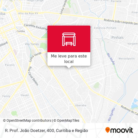R. Prof. João Doetzer, 400 mapa