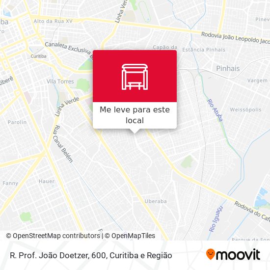 R. Prof. João Doetzer, 600 mapa