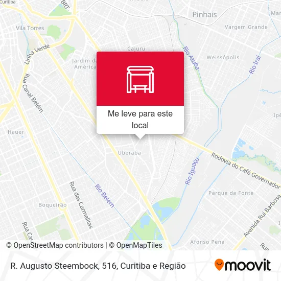 R. Augusto Steembock, 516 mapa