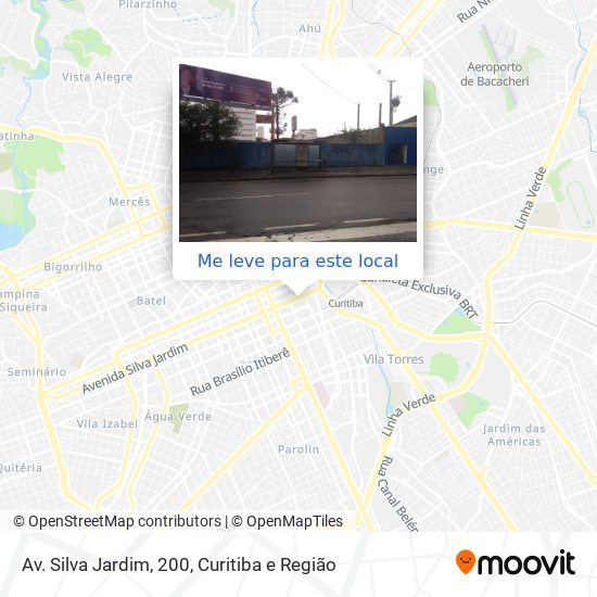 Av. Silva Jardim, 200 mapa