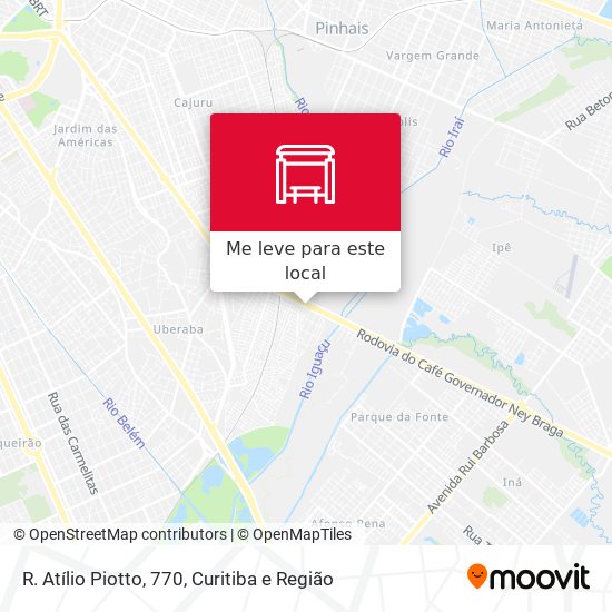 R. Atílio Piotto, 770 mapa