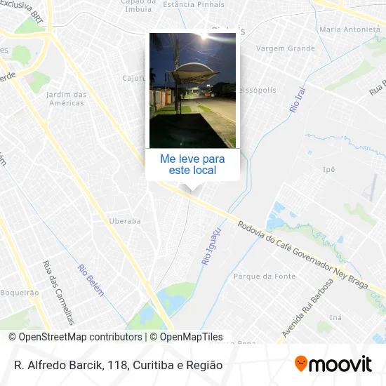 R. Alfredo Barcik, 118 mapa