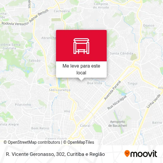 R. Vicente Geronasso, 302 mapa