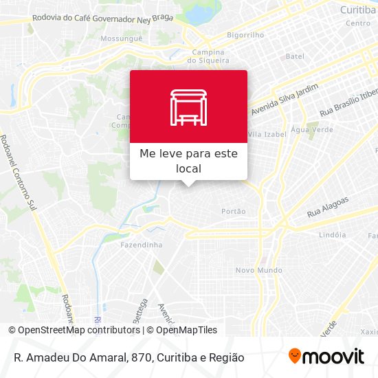 R. Amadeu Do Amaral, 870 mapa