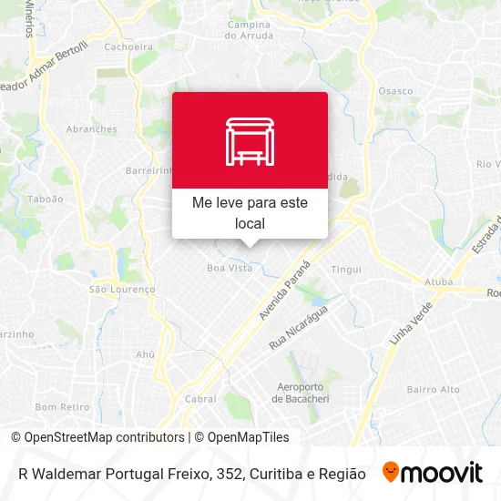 R Waldemar Portugal Freixo, 352 mapa