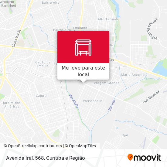 Avenida Iraí, 568 mapa