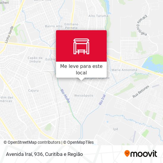 Avenida Iraí, 936 mapa