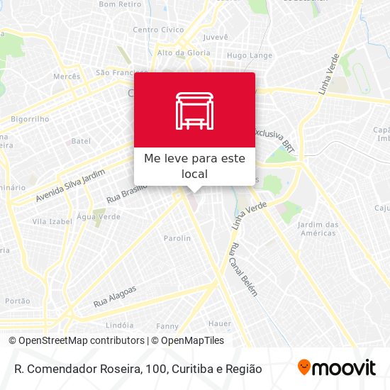 R. Comendador Roseira, 100 mapa