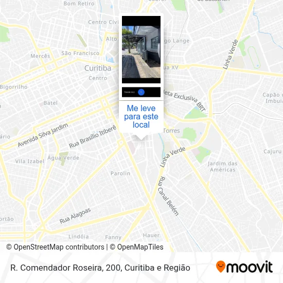 R. Comendador Roseira, 200 mapa