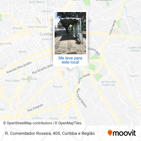 R. Comendador Roseira, 400 mapa