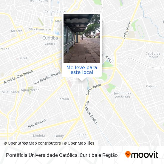 Pontifícia Universidade Católica mapa