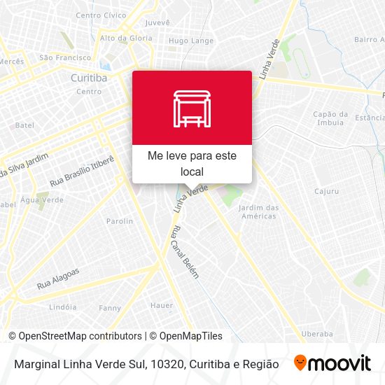 Marginal Linha Verde Sul, 10320 mapa