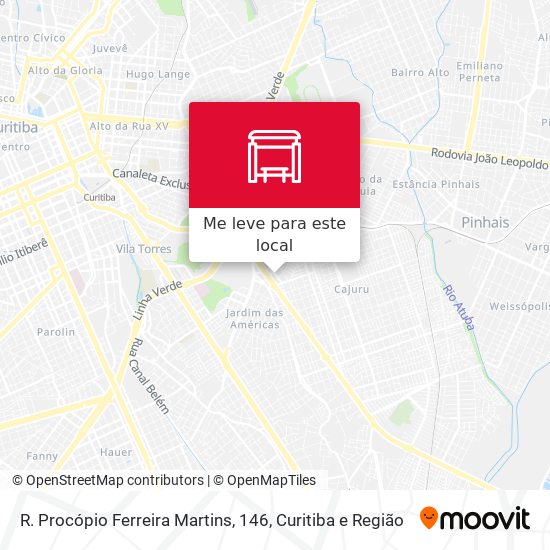 R. Procópio Ferreira Martins, 146 mapa