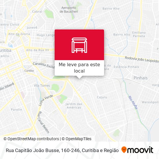 Rua Capitão João Busse, 160-246 mapa