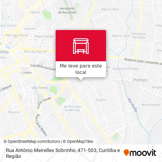 Rua Antônio Meirelles Sobrinho, 471-503 mapa