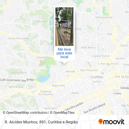 R. Alcídes Munhoz, 891 mapa