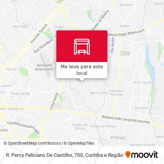 R. Percy Feliciano De Castilho, 700 mapa