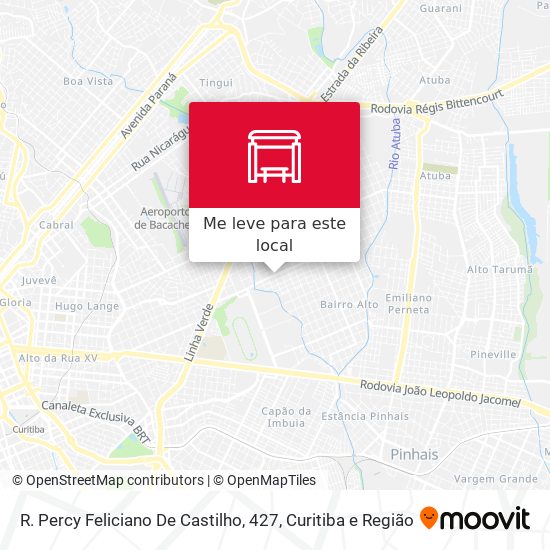 R. Percy Feliciano De Castilho, 427 mapa