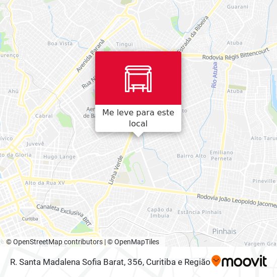 R. Santa Madalena Sofia Barat, 356 mapa