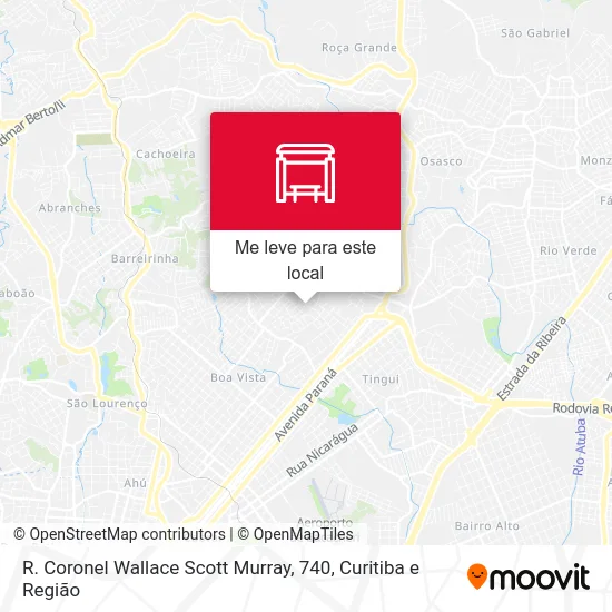 R. Coronel Wallace Scott Murray, 740 mapa