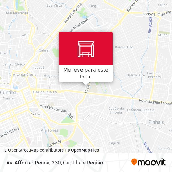 Av. Affonso Penna, 330 mapa