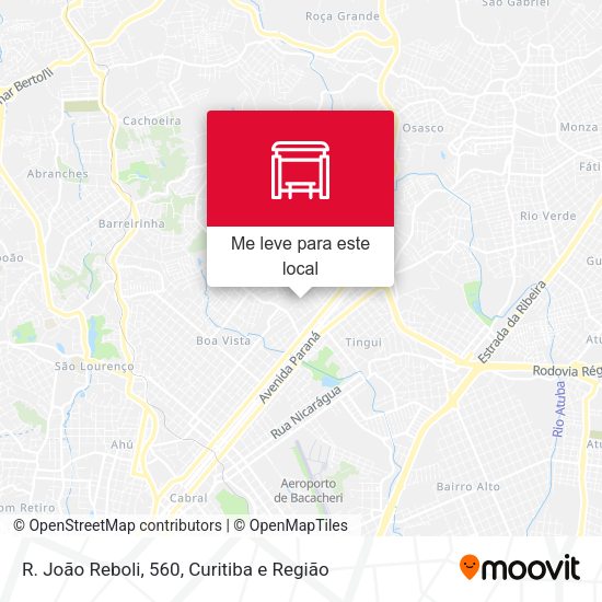 R. João Reboli, 560 mapa