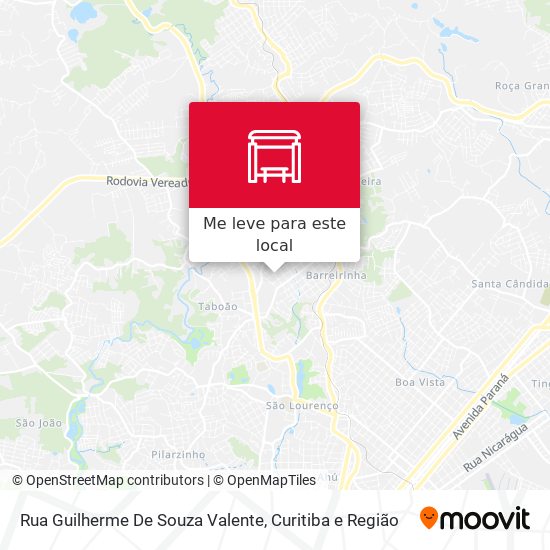 Rua Guilherme De Souza Valente mapa