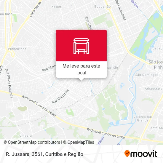 R. Jussara, 3561 mapa