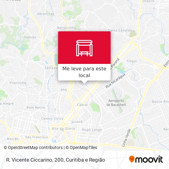 R. Vicente Ciccarino, 200 mapa