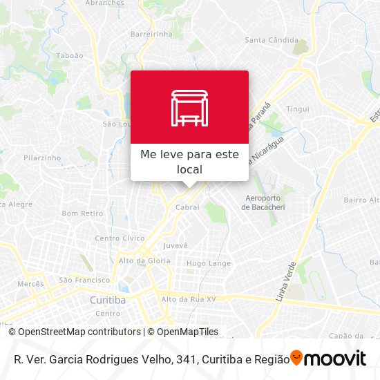 R. Ver. Garcia Rodrigues Velho, 341 mapa