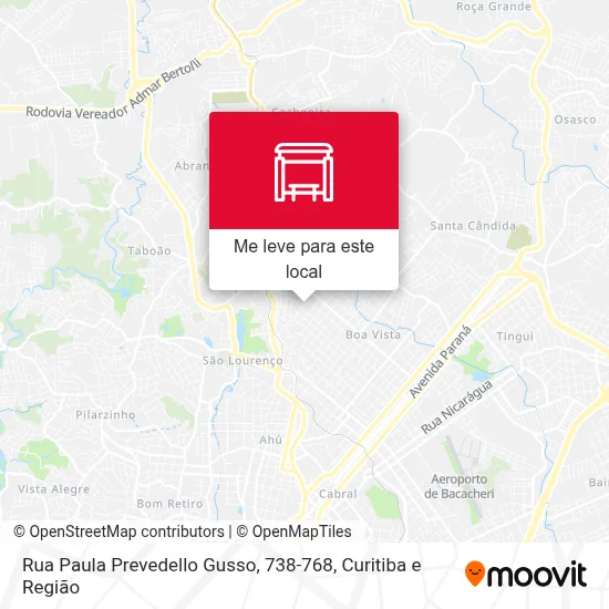 Rua Paula Prevedello Gusso, 738-768 mapa
