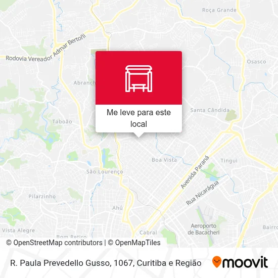 R. Paula Prevedello Gusso, 1067 mapa