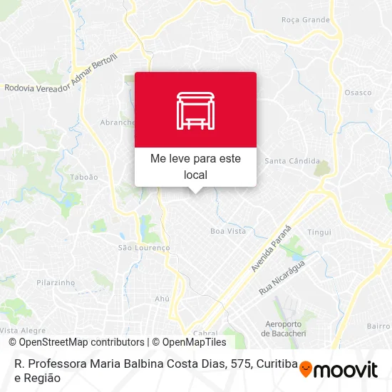 R. Professora Maria Balbina Costa Dias, 575 mapa