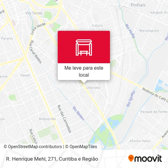 R. Henrique Mehl, 271 mapa