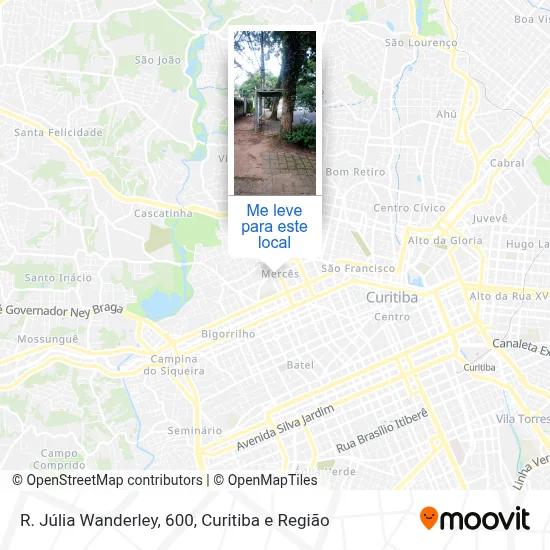 R. Júlia Wanderley, 600 mapa