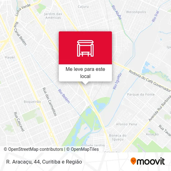 R. Aracaçu, 44 mapa