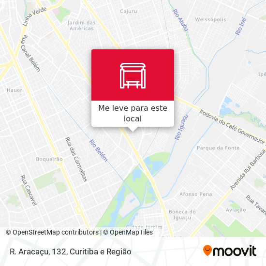 R. Aracaçu, 132 mapa
