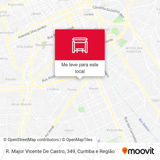 R. Major Vicente De Castro, 349 mapa