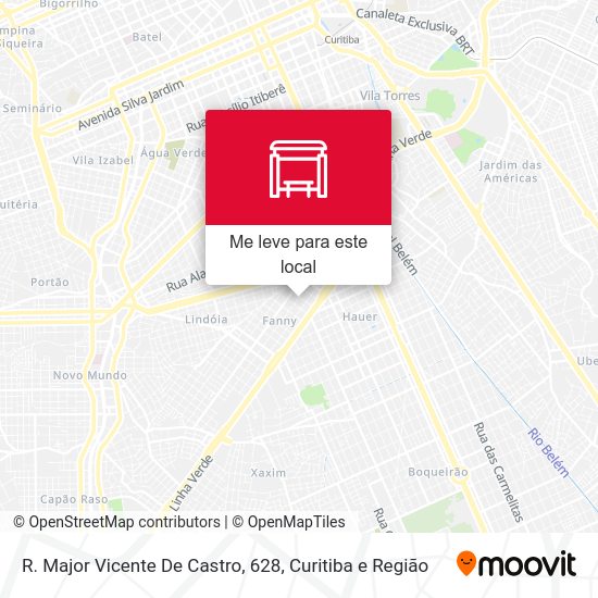 R. Major Vicente De Castro, 628 mapa