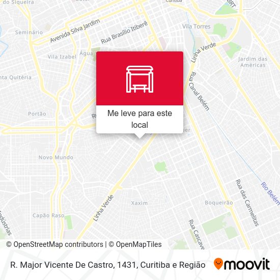 R. Major Vicente De Castro, 1431 mapa