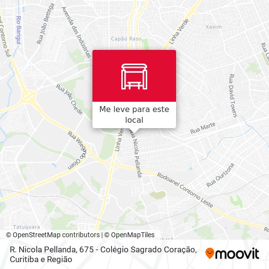 R. Nicola Pellanda, 675 - Colégio Sagrado Coração mapa