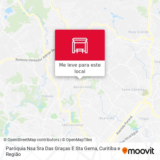 Paróquia Nsa Sra Das Graças E Sta Gema mapa