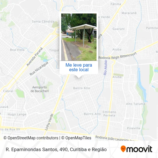 R. Epaminondas Santos, 490 mapa