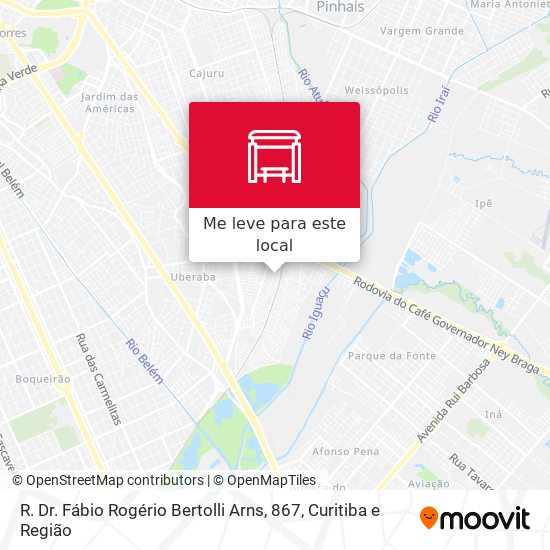 R. Dr. Fábio Rogério Bertolli Arns, 867 mapa