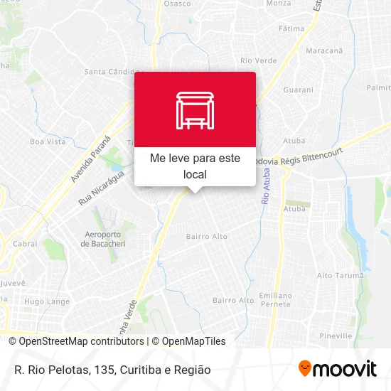 R. Rio Pelotas, 135 mapa