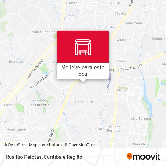 Rua Rio Pelotas mapa