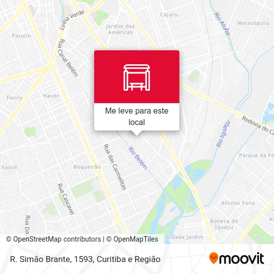 R. Simão Brante, 1593 mapa