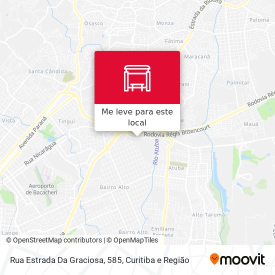 Rua Estrada Da Graciosa, 585 mapa